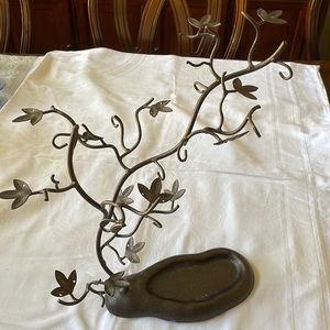 Heavy metal decorative tree jewelry earrings necklace bracelets ornaments holder